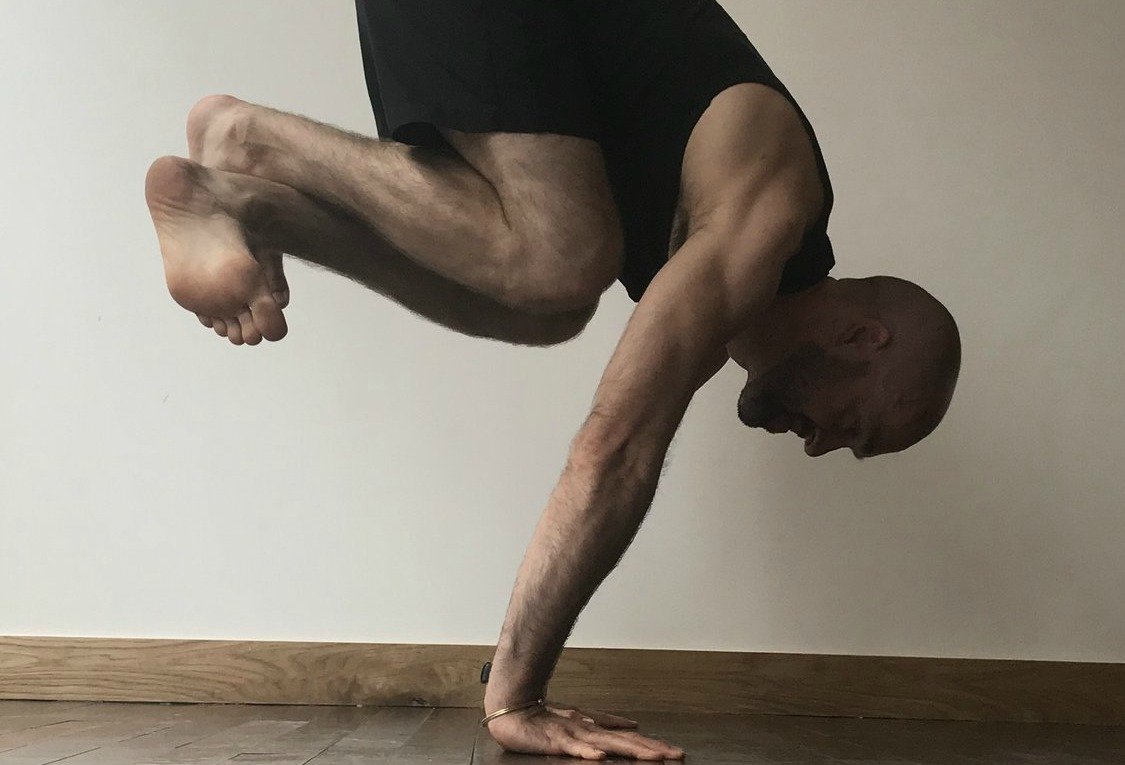 Jump Through To Staff Pose Yoga