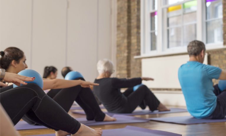 mat pilates class with Soft Tissue Therapist Phil Bishop at triyoga