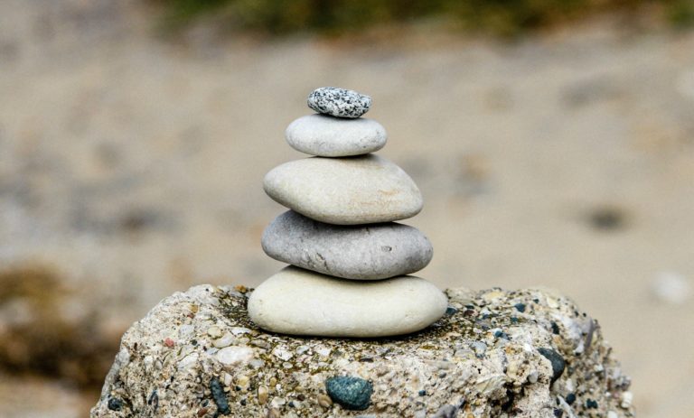 balanced rocks - Phil Flanagan therapist - blog on stress and anxiety