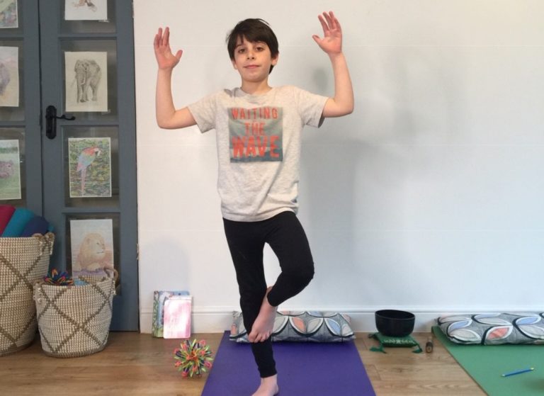 child-practising-yoga